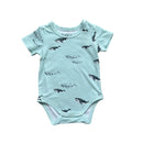 Short Sleeve Bodysuit- Oceanic Whales