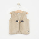 Teddy Polar Vest with Toggle