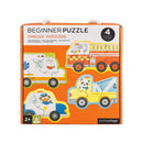 Petit Collage Beginner Puzzle- Rescue Vehicles