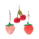 Strawberry & Cherry Bag Charms