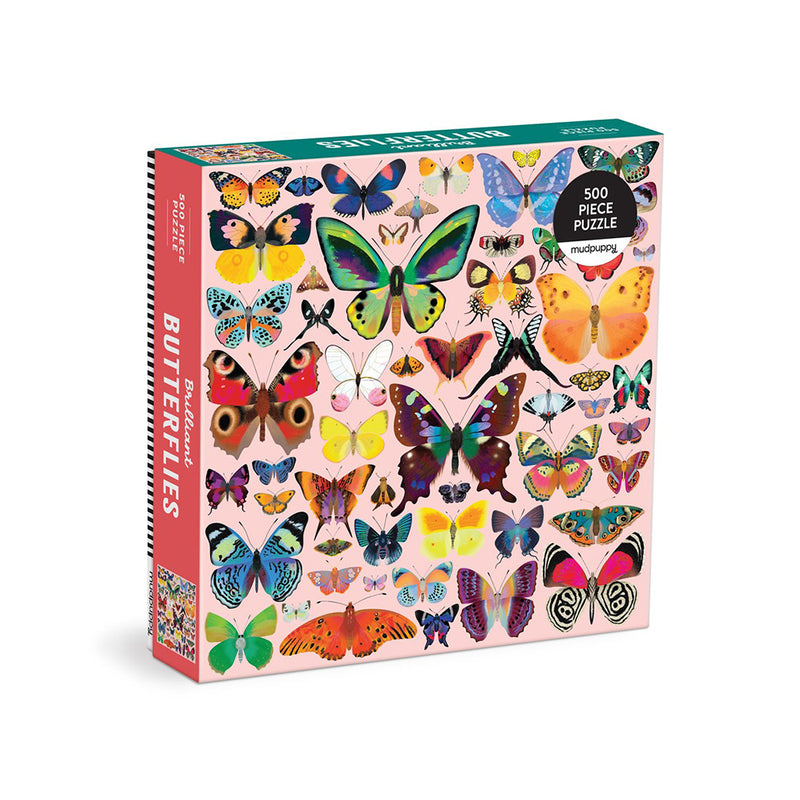 500 Pc Puzzle- Brilliant Butterflies