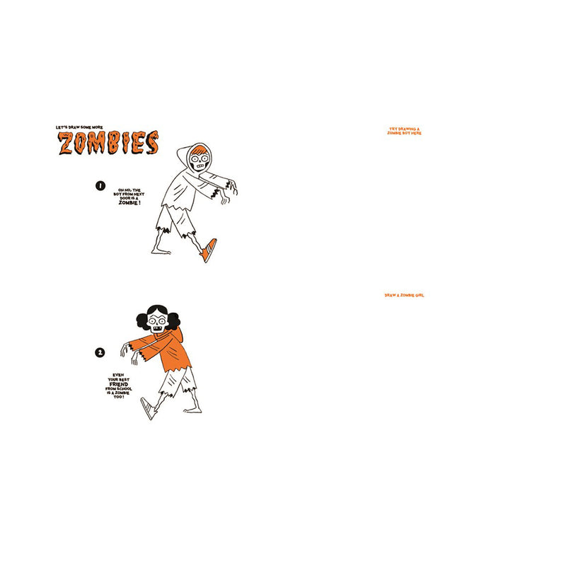 The Monster Book of Zombies Coloring Book