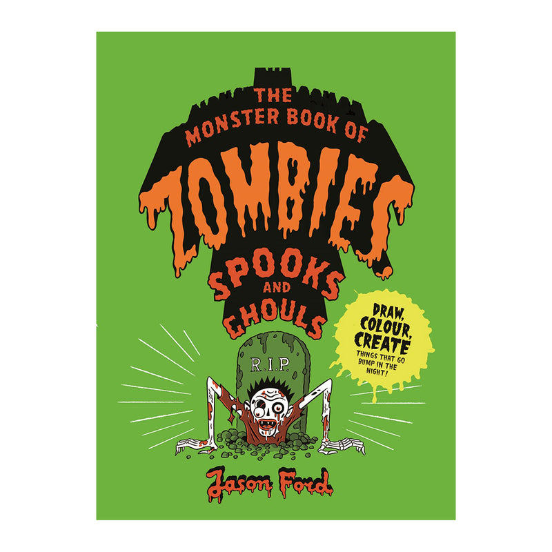 The Monster Book of Zombies Coloring Book