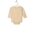 Long Sleeve Bodysuit- Sesame