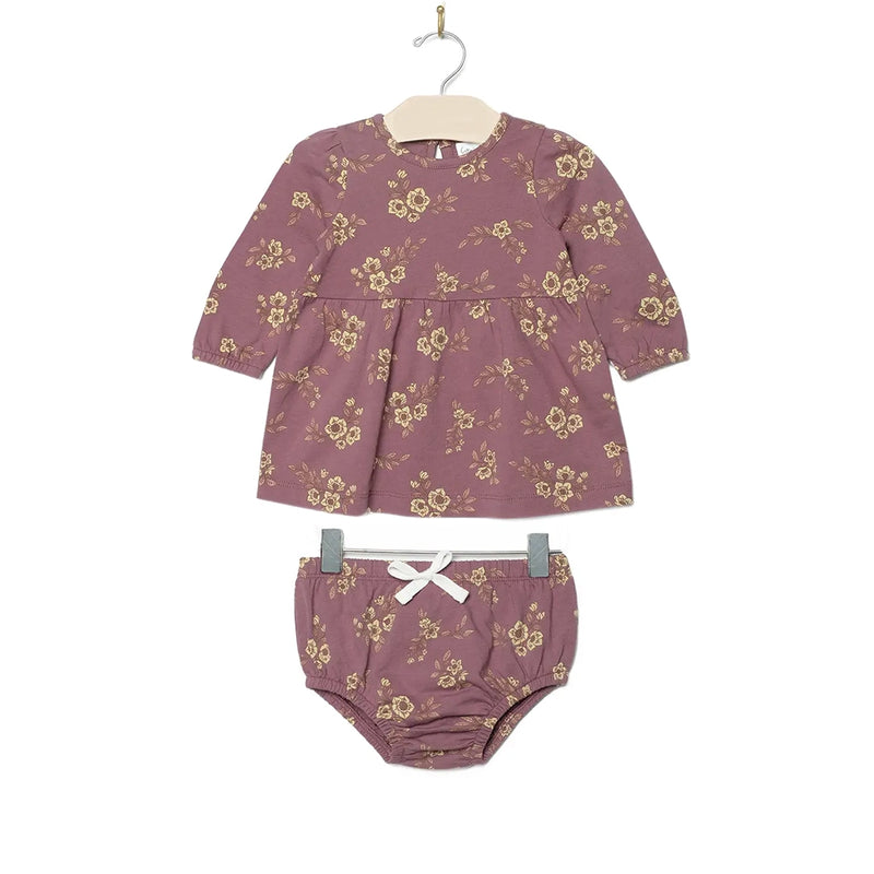 Long Sleeve Tunic Set- Orchid Blooms