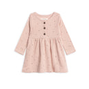 Organic Bryn Pointelle Henley Dress- Haran Floral