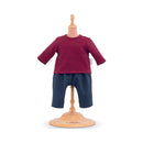 12" Baby Doll Clothes- Jeans and Striped Tee