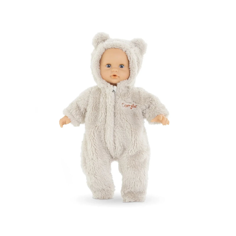 12" Baby Doll Clothes- Teddy Bear Bunting