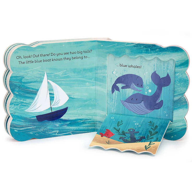 Little Blue Boat: Ocean Lift the Flap Board Book