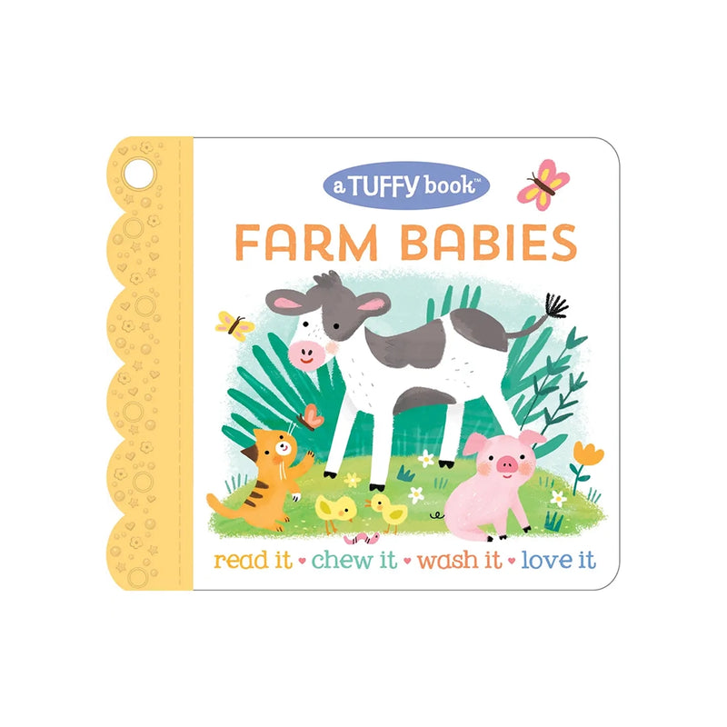 Tuffy Teether Book- Farm Babies
