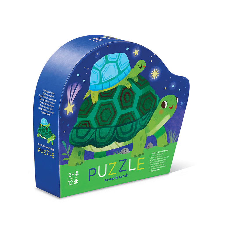 Mini 12 Pc Puzzle- Turtles Together