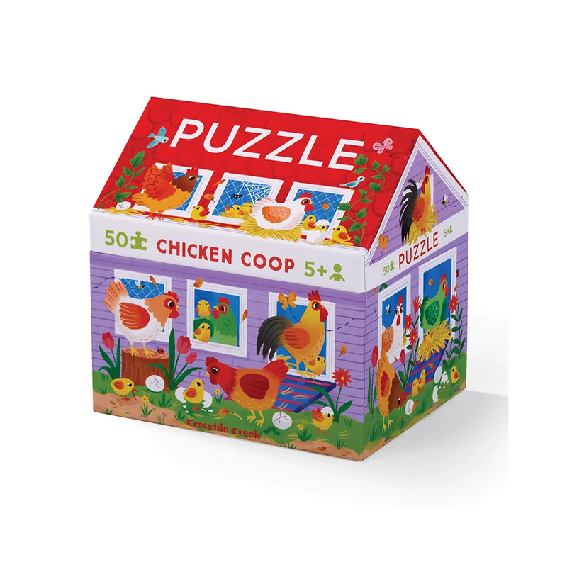 50 Pc House Puzzle- Chicken Coop