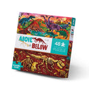 48 pc Puzzle- Above and Below/Dinosaur World