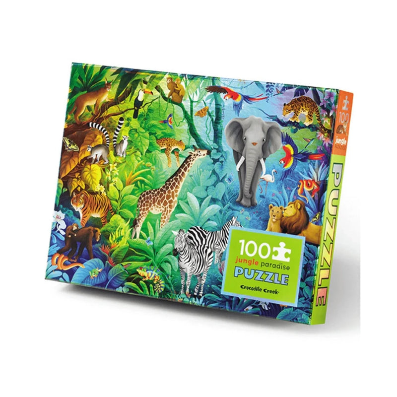 100 pc Foil Puzzle- Jungle Paradise