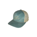 PNW Script Corduroy Cap- Light Blue/Tan