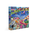 1000 Pc Puzzle- Lunch by the Sea