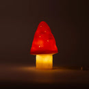Small Mushroom Lamp- Red