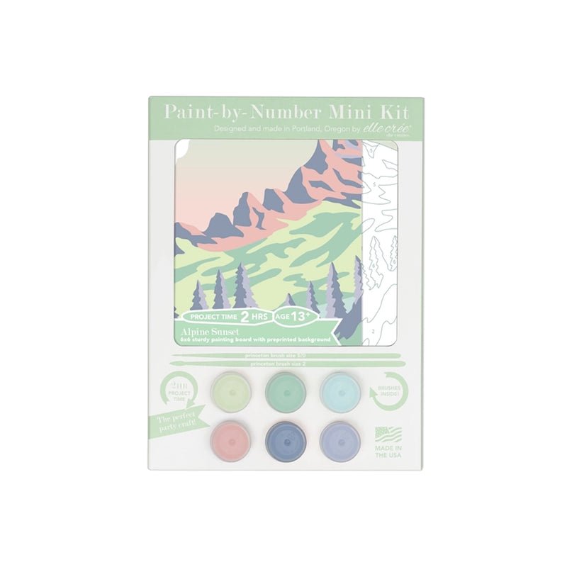 Mini Paint-By Number Kit
