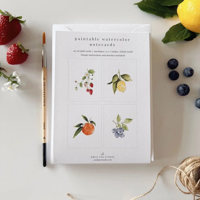Paintable Notecards