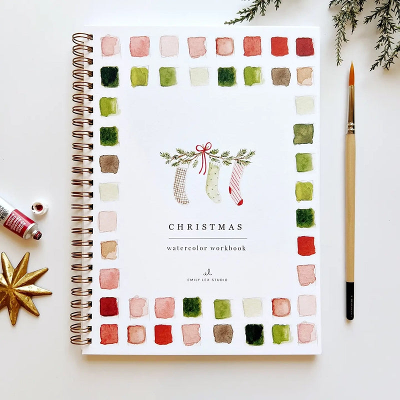 Holiday Watercolor Workbook