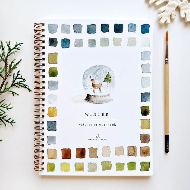 Holiday Watercolor Workbook