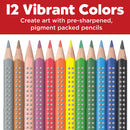Grip Colored Ecopencils Set of 12