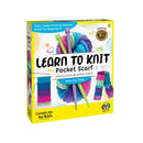 Learn to Knit Pocket Scarf