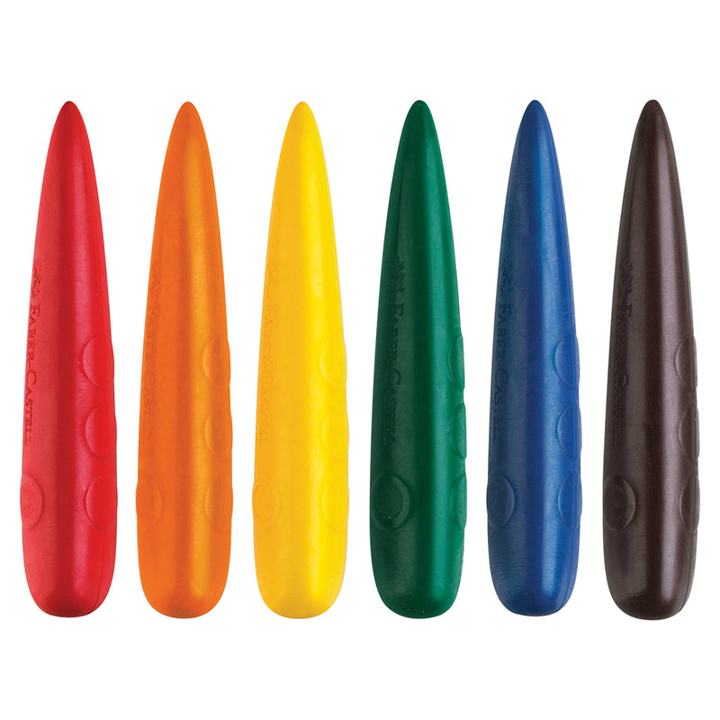 Little Creatives- Easy Grip Crayons Set of 6