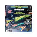 Stunt Squadron Neon Glow Paper Airplane Kit