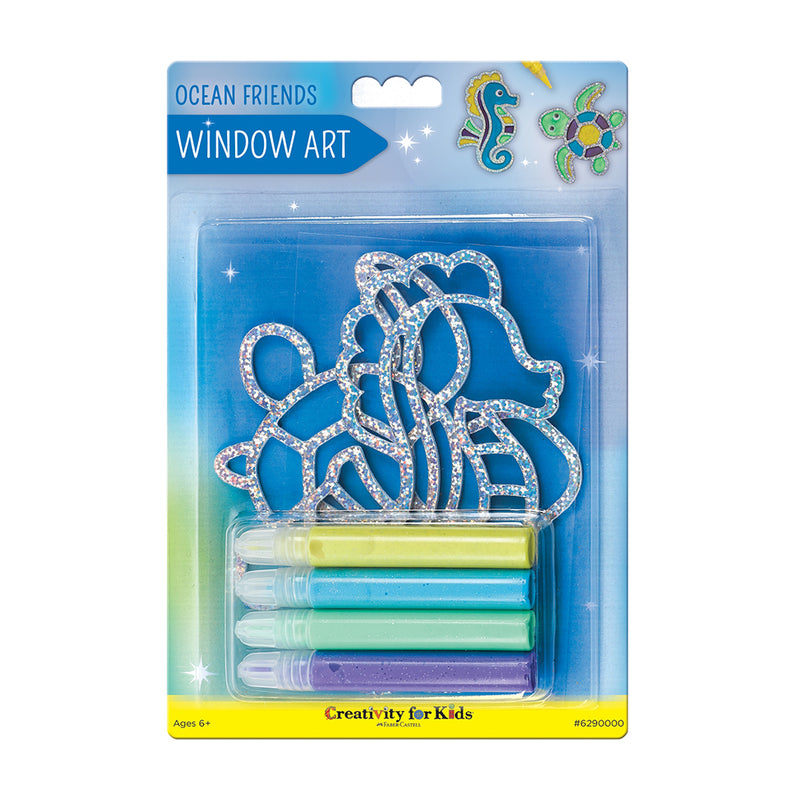 Window Art- Ocean Friends