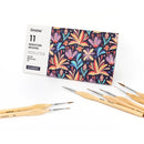 Miniature Detail Brush Set of 11
