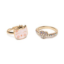 Boutique Kitty Love Ring Set