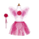 Fancy Flutter Skirt, Wand & Wings Set- Pink