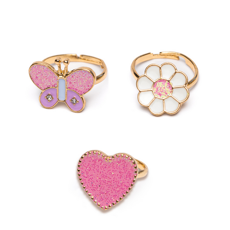 Wonderland Butterfly Ring Set