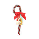 Hand-Spun Jumbo Candy Cane- Naughty or Nice