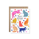 Birthday Cats Card