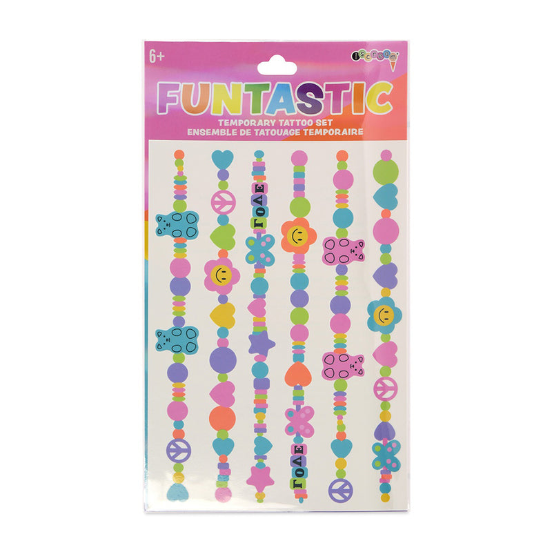 Gummy Bear Hearts Bracelet Tattoo Set