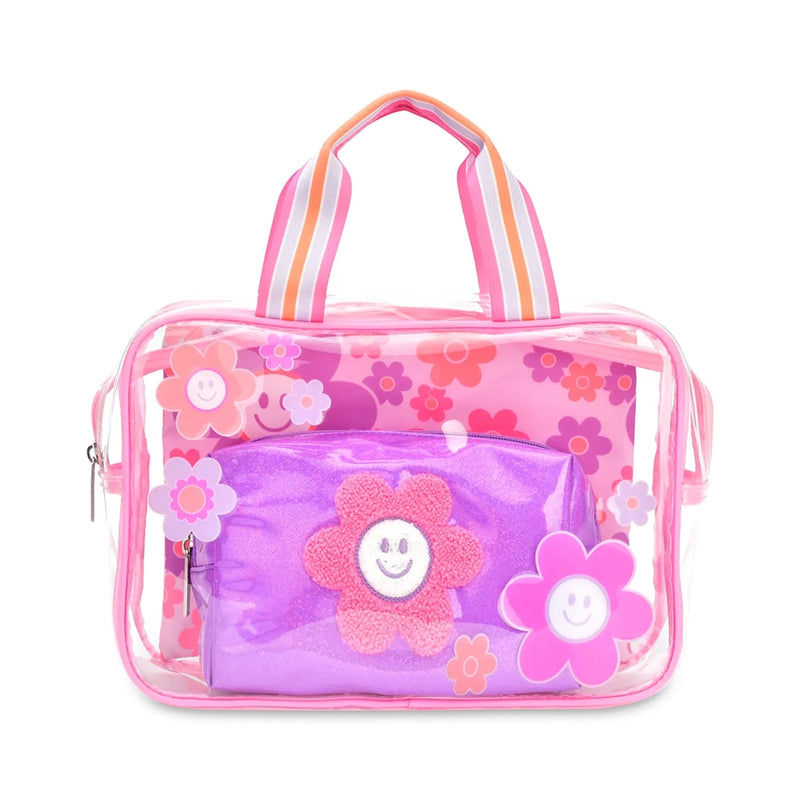 Groovy Smiles Cosmetic Bag Trio