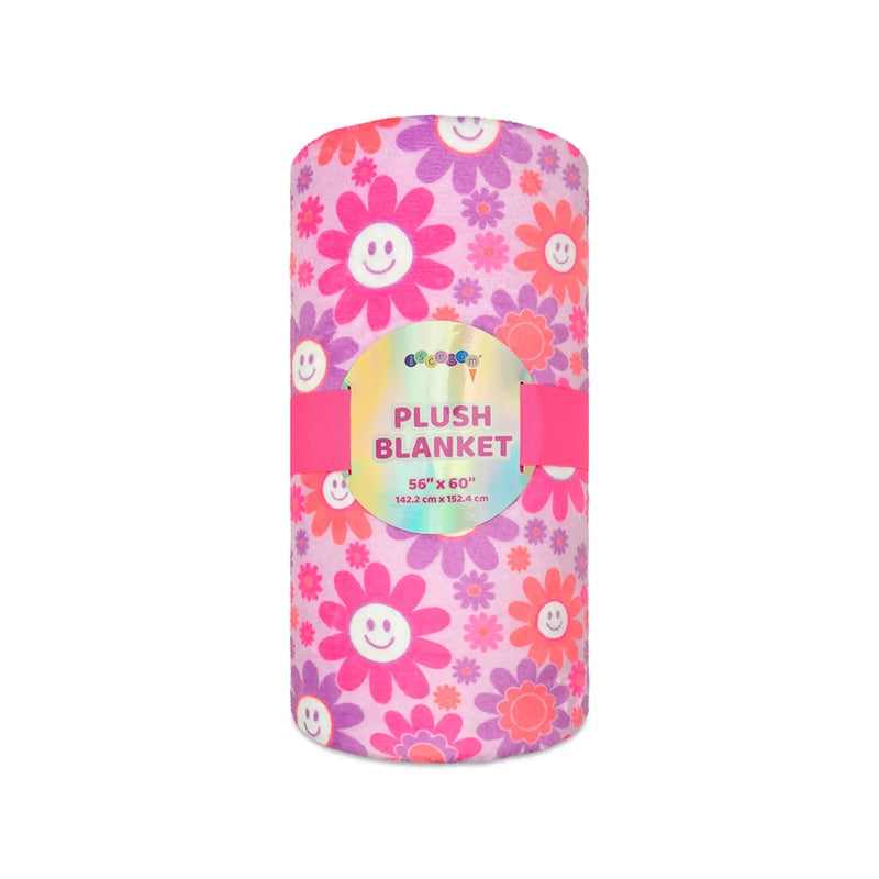 Groovy Smiles Plush Blanket