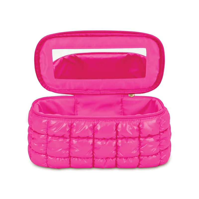 Shiny Puffer Cosmetic Case