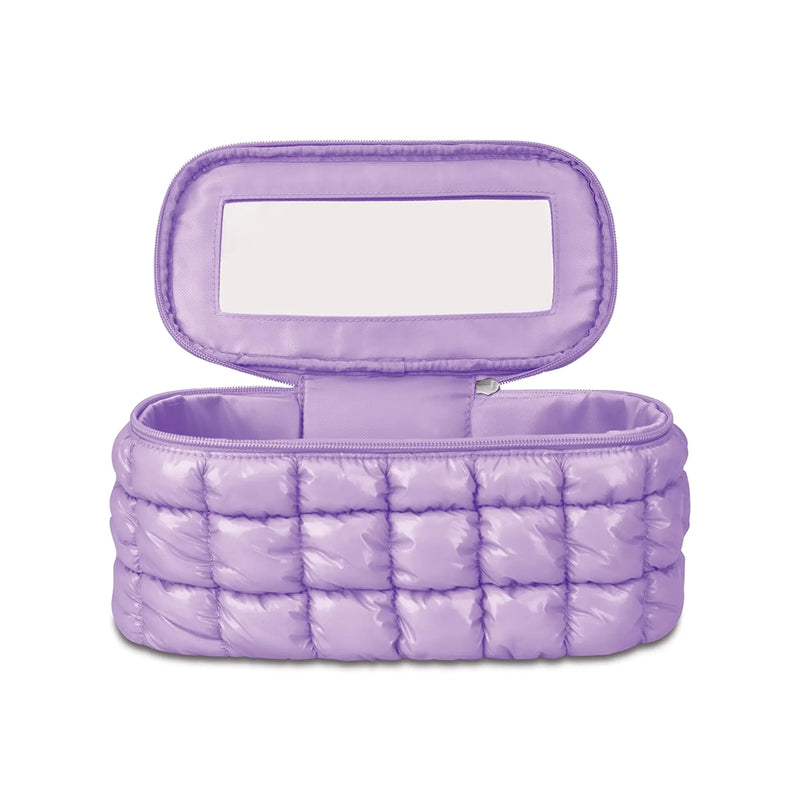Shiny Puffer Cosmetic Case