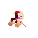 Pull Toy Cow with Bell
