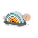 Sweet Coccoon Rainbow Turtle Pull Toy
