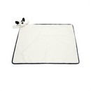 Bashful Black & Cream Puppy Blankie