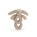 Bashful Beige Bunny Ring Rattle