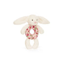Bashful Cream 'Berry' Bunny Ring Rattle