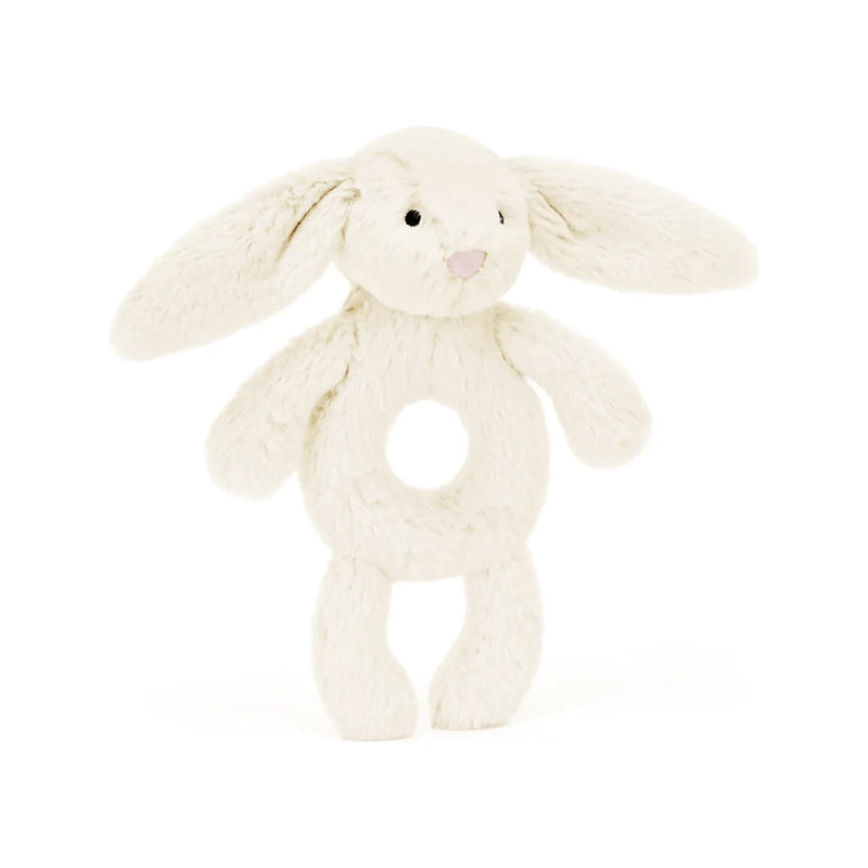 Bashful Cream Bunny Ring Rattle