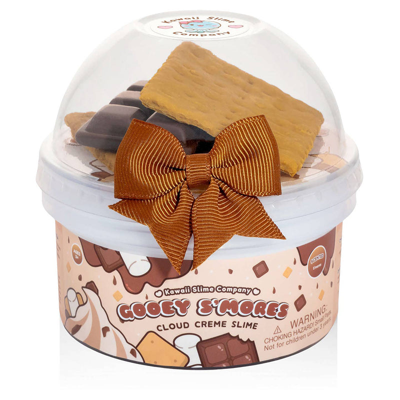 Gooey S'mores Cloud Creme Slime- 8 oz