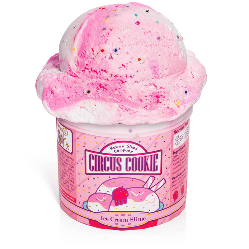 Ice Cream Pint Slime 12 oz- Circus Cookie