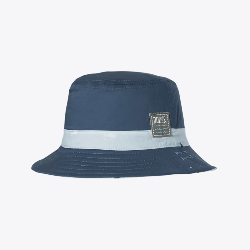 Baby Bucket Hat- Blue Deep Sea